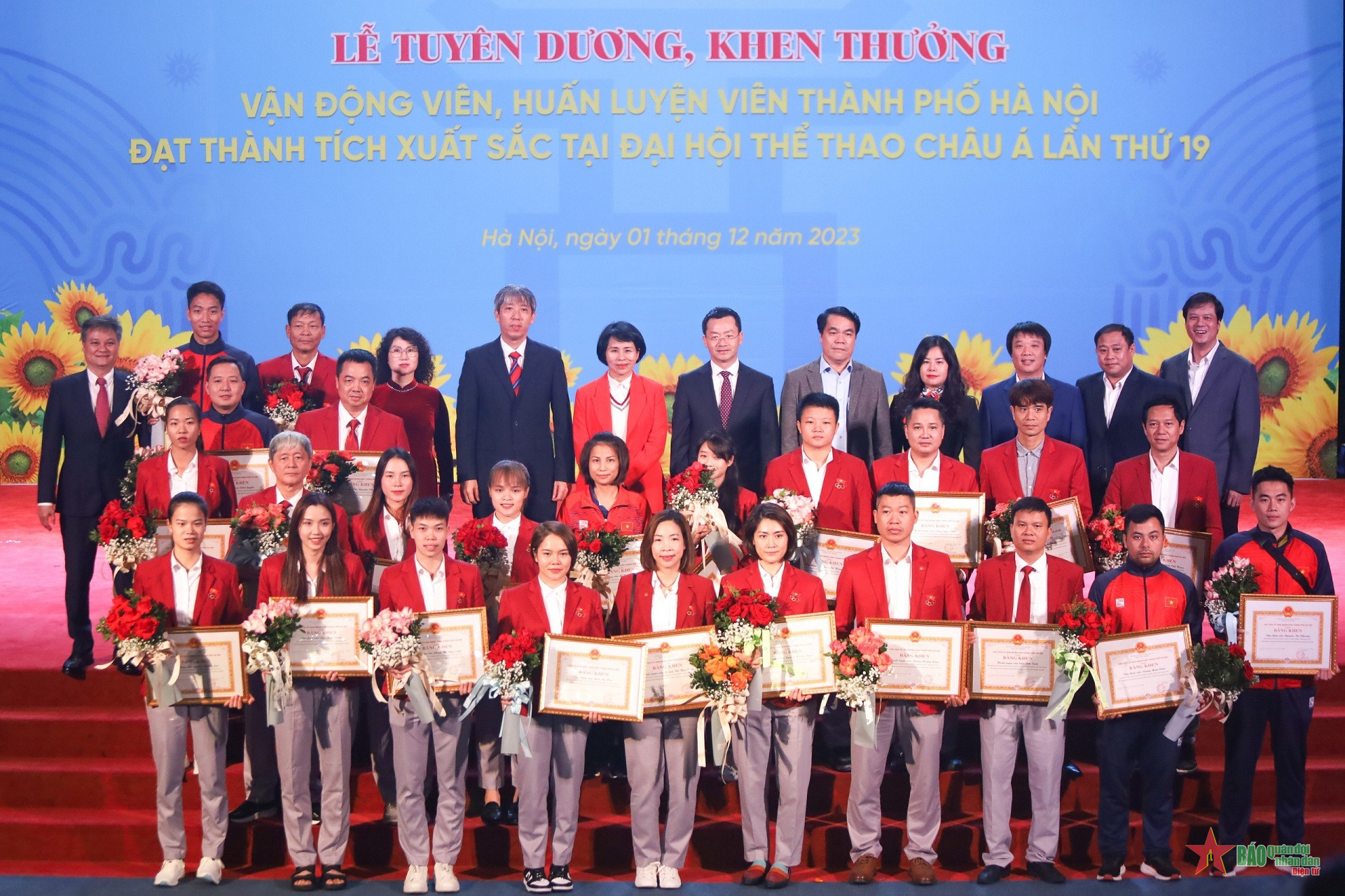 Hà Nội tuyên dương vận động viên, huấn luyện viên xuất sắc tại ASIAD 19